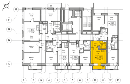 Квартира 24,6 м², студия - изображение 2