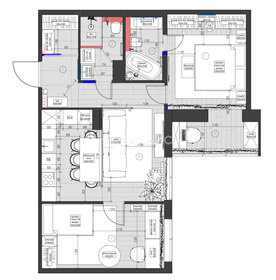 Квартира 64 м², 2-комнатная - изображение 1