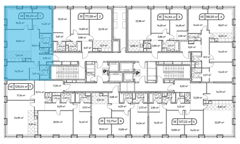 95 м², 4-комнатная квартира 50 500 000 ₽ - изображение 99