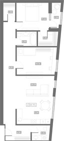 Квартира 85 м², 2-комнатная - изображение 1