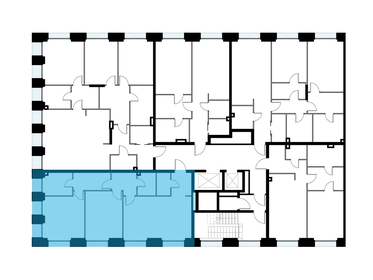 95,5 м², 3-комнатная квартира 88 440 000 ₽ - изображение 15