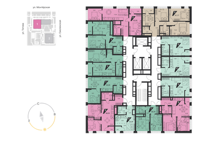 51 м², 2-комнатная квартира 6 850 000 ₽ - изображение 63