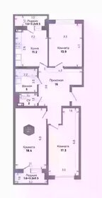 Квартира 87 м², 3-комнатная - изображение 2