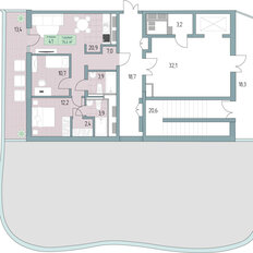 Квартира 83,8 м², 3-комнатные - изображение 3