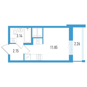 18,3 м², квартира-студия 4 927 500 ₽ - изображение 52