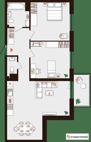 Квартира 71,5 м², 2-комнатная - изображение 1