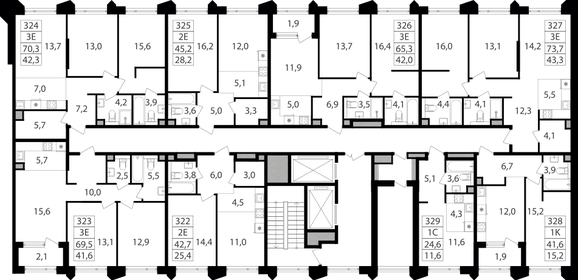 31,2 м², квартира-студия 17 999 280 ₽ - изображение 34