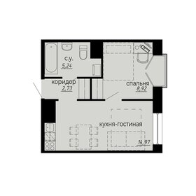 31,9 м², 1-комнатные апартаменты 9 876 600 ₽ - изображение 14