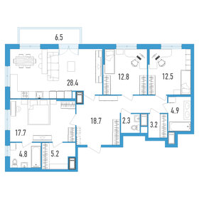 60,6 м², 2-комнатная квартира 7 361 000 ₽ - изображение 57