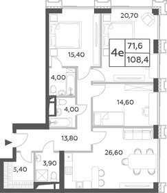 107,3 м², 4-комнатная квартира 44 325 064 ₽ - изображение 28