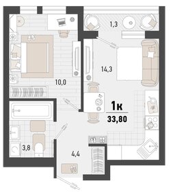 33,8 м², 1-комнатная квартира 9 883 120 ₽ - изображение 11