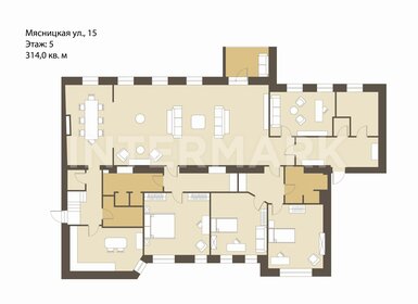 Квартира 314 м², 6-комнатная - изображение 4