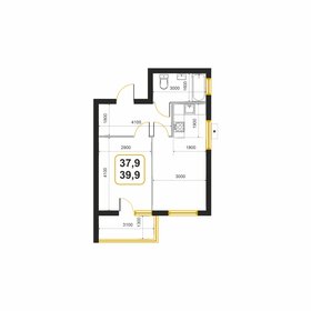 39,7 м², квартира-студия 5 808 110 ₽ - изображение 19