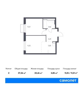 37 м², 2-комнатная квартира 12 360 000 ₽ - изображение 147