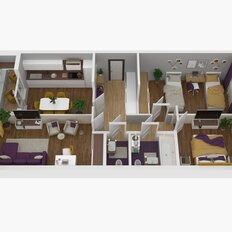 Квартира 78,7 м², 3-комнатная - изображение 2