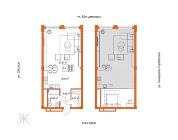 66,9 м², 1-комнатная квартира 11 160 790 ₽ - изображение 90