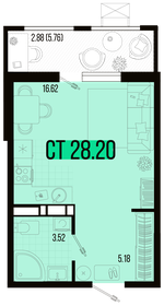 28,2 м², 1-комнатная квартира 3 271 200 ₽ - изображение 56