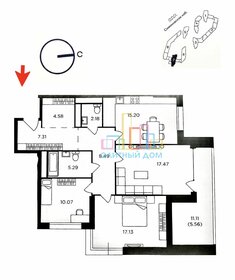 Квартира 98 м², 3-комнатная - изображение 1