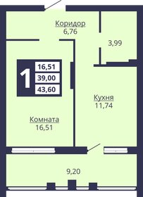 44,8 м², 2-комнатная квартира 3 500 000 ₽ - изображение 80