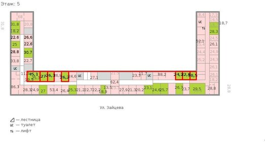 370,8 м², офис 556 000 ₽ в месяц - изображение 28