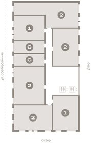 Квартира 77,3 м², 2-комнатная - изображение 2