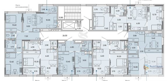 Квартира 62 м², 2-комнатная - изображение 2