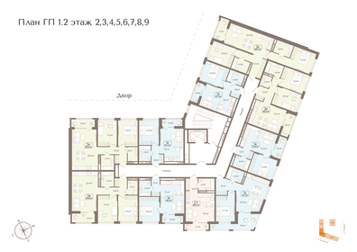 51 м², 2-комнатная квартира 6 350 000 ₽ - изображение 14