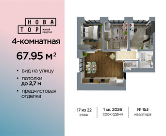 68 м², 4-комнатная квартира 10 192 500 ₽ - изображение 26