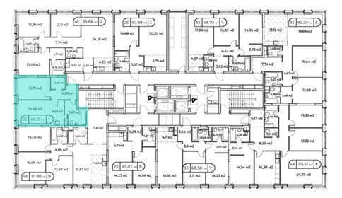 49,2 м², 2-комнатная квартира 32 900 000 ₽ - изображение 87