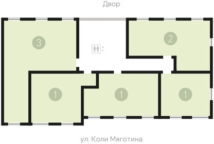 Квартира 165,8 м², 3-комнатная - изображение 2