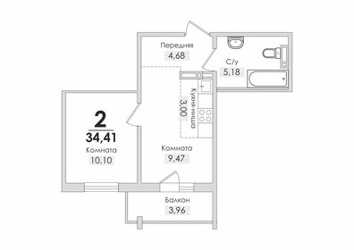 31,7 м², 1-комнатная квартира 2 550 000 ₽ - изображение 21