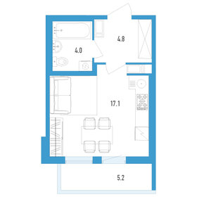 27,6 м², квартира-студия 4 830 000 ₽ - изображение 13