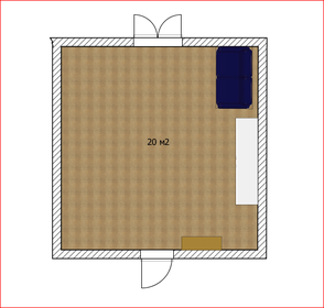 Квартира 20 м², 1-комнатная - изображение 5