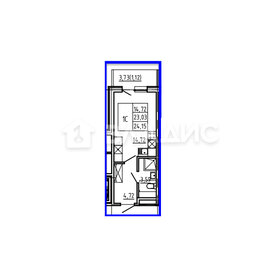 Квартира 24,2 м², студия - изображение 2