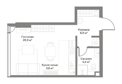 23 м², квартира-студия 12 990 000 ₽ - изображение 120