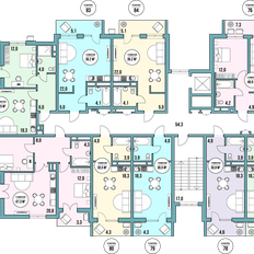 Квартира 53,7 м², 2-комнатные - изображение 3