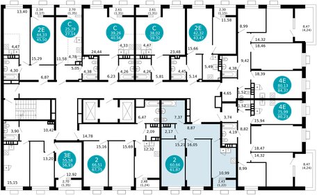 60 м², 3-комнатная квартира 9 900 000 ₽ - изображение 33