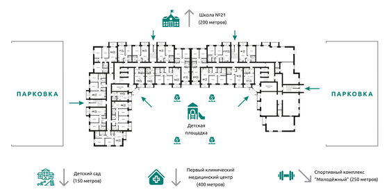 63 м², 3-комнатная квартира 2 250 000 ₽ - изображение 85