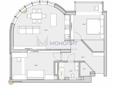 Квартира 83 м², 2-комнатная - изображение 2