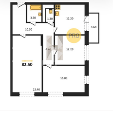 Квартира 82,5 м², 3-комнатная - изображение 2