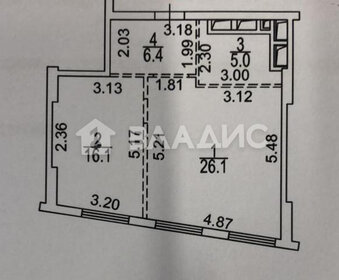 49,1 м², 1-комнатная квартира 43 900 000 ₽ - изображение 101