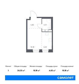 24,3 м², квартира-студия 6 779 307 ₽ - изображение 16