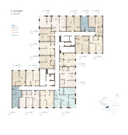 40,4 м², 1-комнатные апартаменты 27 116 836 ₽ - изображение 91