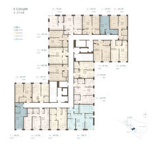 Квартира 43,2 м², 1-комнатные - изображение 3