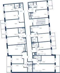 50,9 м², 2-комнатные апартаменты 22 151 878 ₽ - изображение 92