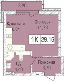 28,8 м², 1-комнатная квартира 4 134 000 ₽ - изображение 33