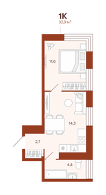 29,6 м², квартира-студия 4 900 000 ₽ - изображение 104