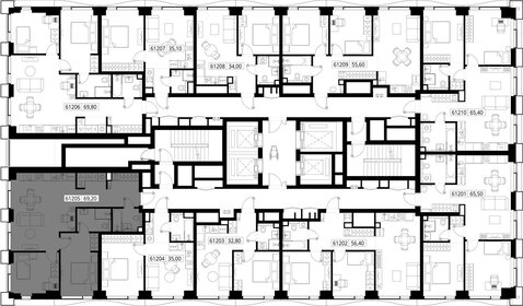 Квартира 69,2 м², 2-комнатная - изображение 2