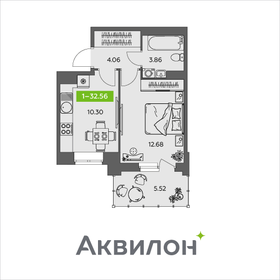 24,8 м², квартира-студия 3 357 160 ₽ - изображение 27