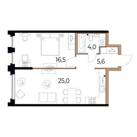 53,3 м², 1-комнатная квартира 6 400 000 ₽ - изображение 181